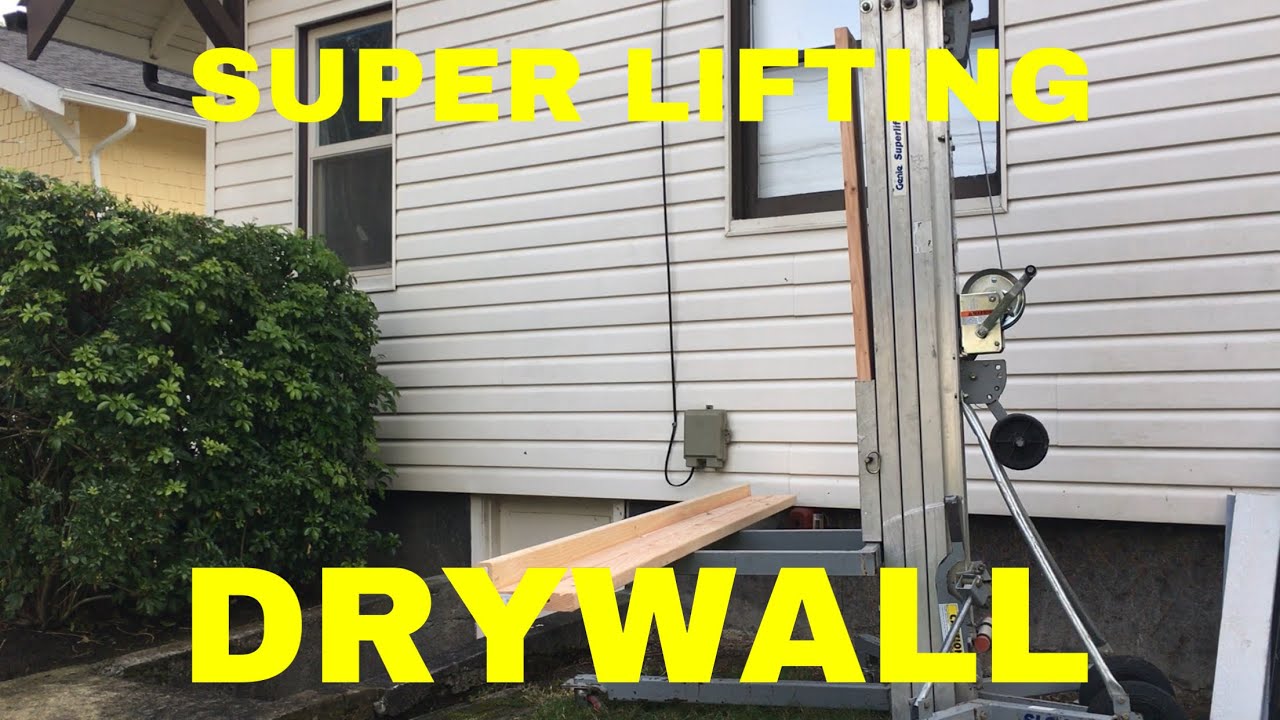 Super lifting drywall YouTube