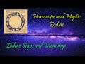 12 Zodiac Signs AND their Meanings