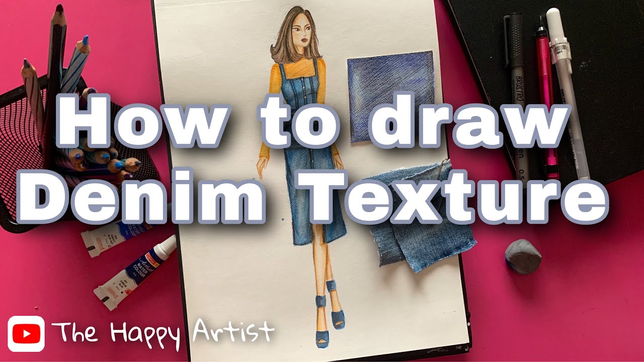 Update 163+ denim texture drawing best