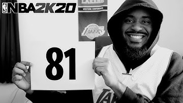 DROPPING 81 POINTS FOR KOBE!!! NBA 2K20
