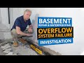 Basement Repair and Waterproofing | Why Overflow Systems Fail at Keeping You Dry?