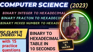 binary to hexadecimal conversion data representation isc class 11 number conversion