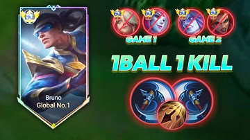 PART 76 BRUNO BEST BUILD 2025 BUILD TOP 1 GLOBAL BRUNO GAMEPLAY l MLBB