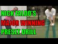 Shouldn't you have the wrist action of a 6 times  major winner Nick Faldo. Cheat code for greatness