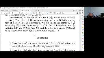 completion concept in normed spaces