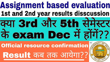 Results of ABE 1st & 2nd year || SOL/DU || Kya 3rd, 5th and 7th sem k exam Dec m hoge.??