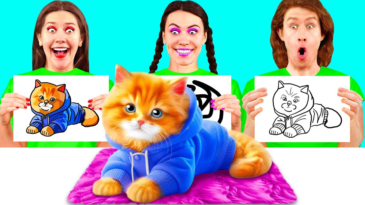 Who Draws it Better Take The Prize | Easy Drawing Hacks by 4Fun ...