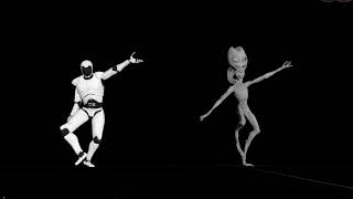Alien Dance - Mocap Vs Cleanup
