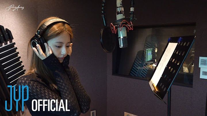 TZUYU "Run Away" Recording Behind