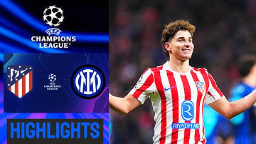 Atlético Madrid vs Inter Milan (2-1) Highlights | UEFA Champions League | Atleti Inter | Gol Giménez