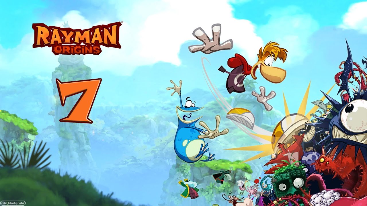 adventures of aladdin Rayman Origins слепое женское прохождение ч.7: Дубль два