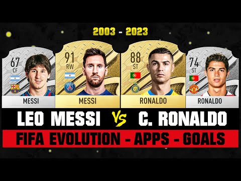 Ronaldo VS Messi FIFA EVOLUTION *CAREER EVOLUTION* 👀🤯 FIFA 04 - FIFA 23