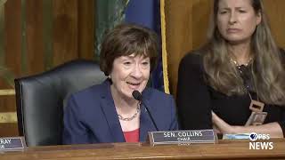 WATCH: Sen. Collins makes opening statement in hearing on Trump's Iran war funding request
