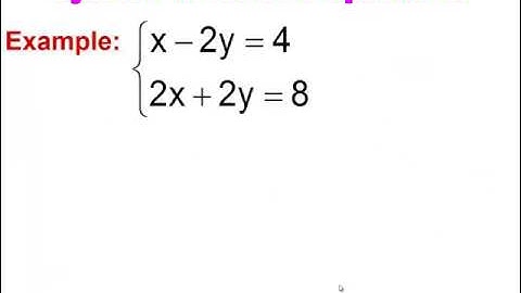 Intermediate Algebra -  Lesson 11 - System of Equations