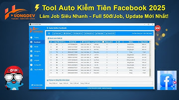 ⚡ Tool Auto Kiếm Tiền Facebook 2025 | Làm Job Siêu Nhanh – Full 50đ/Job, Update Mới Nhất!