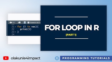 Using For Loop Statement in R (Part 1) #olakunle4impact #rprogramming #tagng #rstudio