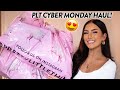 PRETTY LITTLE THING TRY ON CLOTHING HAUL! CYBER MONDAY DEALS 2021 ad | Hannah Renée