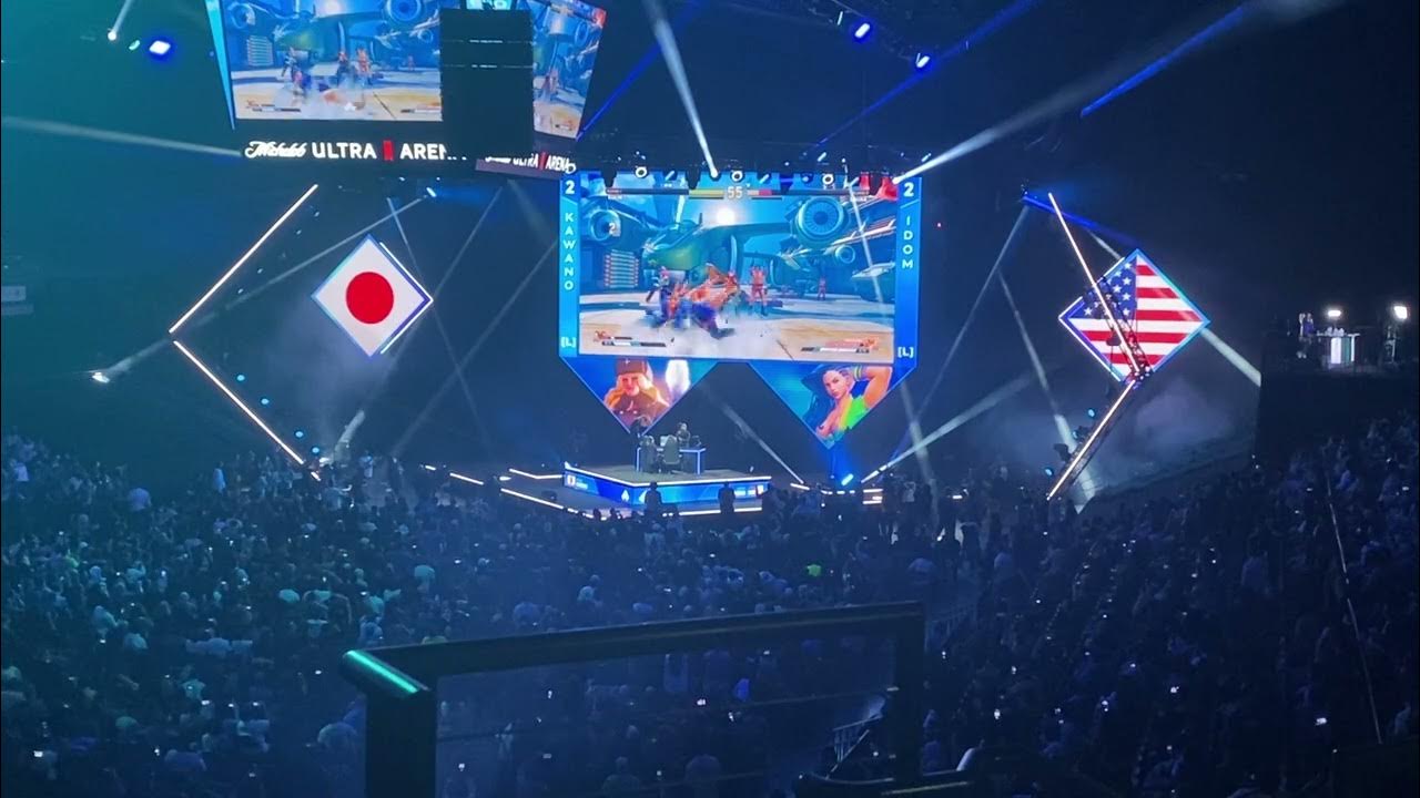 EVO 2022 SFV Top 8 Grand Finals Kawano vs. Idom Final Game Crowd