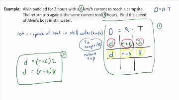 Video 3.3.4: A Uniform Motion Problem
