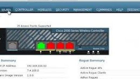 Cisco WLC basic Configuration
