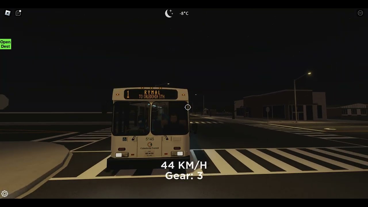 Caledonia Transit: Route: 1 To Caledonia Stn Buses: D40