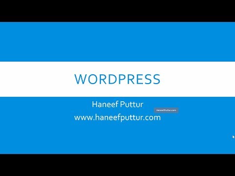 Create own website using WordPress for Dummies by Haneef Puttur