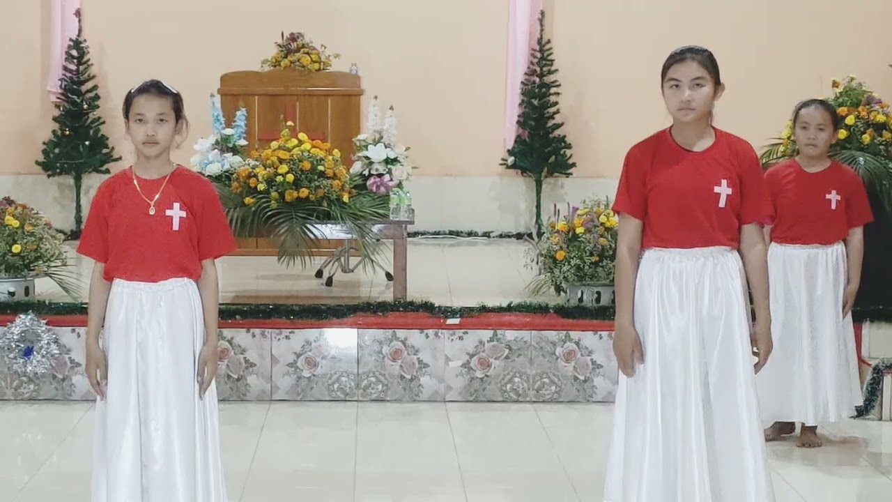 ท่าประกอบเพลง เป็นเวลาที่พระคริสต์ได้ประสูติ