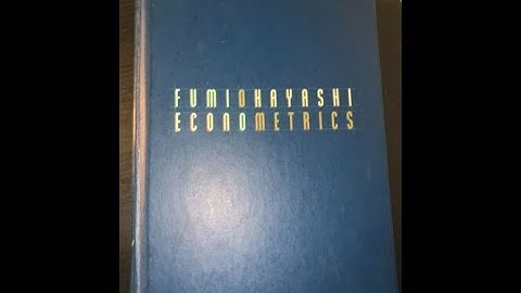 Plot summary, “Econometrics” by Fumio Hayashi in 4 Minutes - Book Review