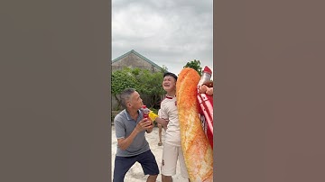 Bánh mì ram ram tài lộc quá lớn khổng lồ quái vật brainrot #funny #brainrot