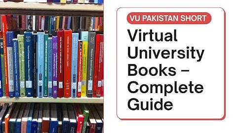 Virtual University Books – Complete Guides for VU Students