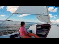 Installing a Boom Kicker - Sailing & Christmas Boat Parade - Catalina 22 video