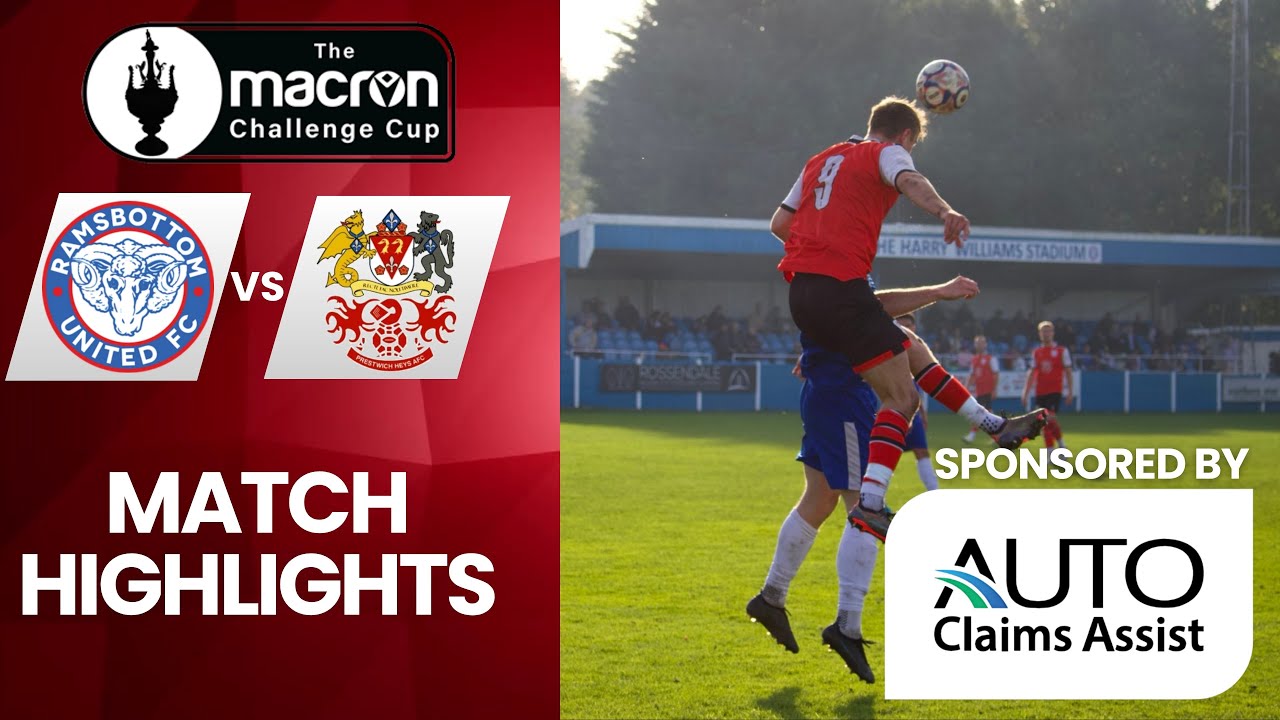 Macron Cup Match Highlights | Ramsbottom United vs Prestwich Heys | 11/10/2025