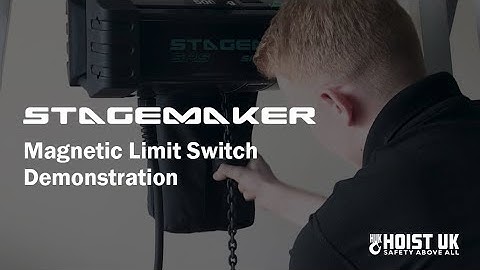 Stagemaker SR "LIMITFlux "  Magnetic Limit Switch Demonstration