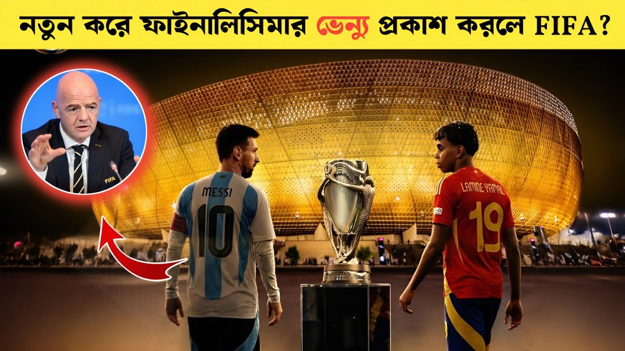Fainalissima Update! ফাইনালিসিমা নিয়ে বড় ঘোষণা! কোথায় হবে আর্জেন্টিনা–স্পেন মহারণ? Sports On CF