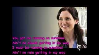 Running on Sunshine-Grey's Anatomy Cast with Lyrics chords