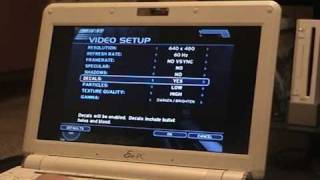 Gaming on the ASUS Eee PC 901