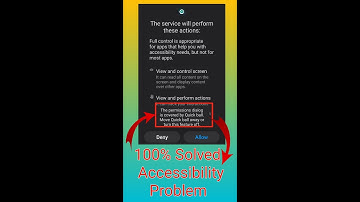 Accesebility Problem | The Permission Dialog is Covered by Quick ball | Permission Allow #shorts