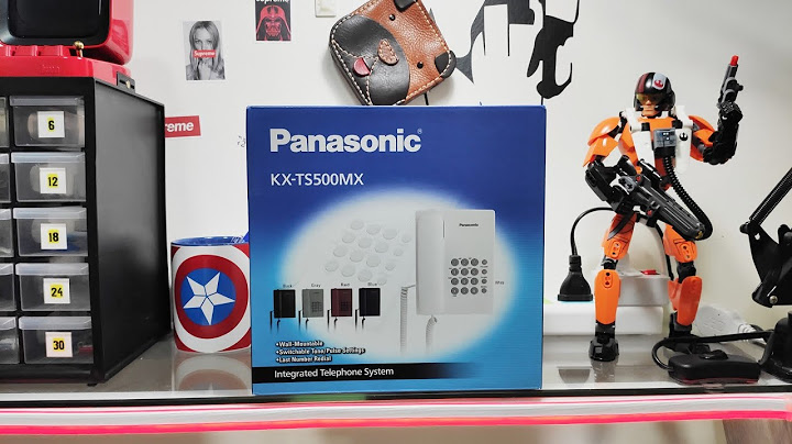 Panasonic โทรศ พท บ าน kx-ts500 ค ม อ