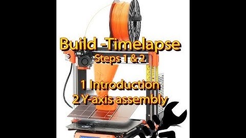 PRUSA i3 MK3 - Steps 1: Intro & 2: Y-axis Assembly