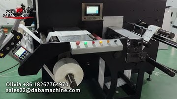 High Speed 350M/Min Plastic Film Adhesive Label Slitting And Turret Up Rewinding Machine