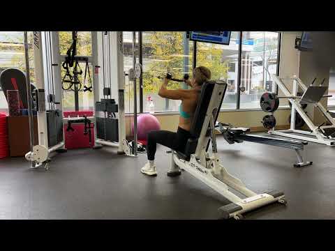 seated cable rope face pulls