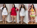 Plus size haul 2024 curvy women dress  try on haul