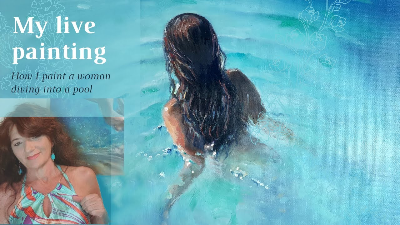 Come dipingo una donna che si immerge in acqua YouTube