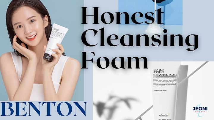 Benton honest cleansing foam review indonesia năm 2024