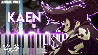 Kaen[FULL]  - Dororo OP | Ziyoou-vachi (synthesia piano tutorial)