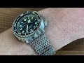 Strapcode “Shark” Mesh bracelet on sbbn031 Seiko professional 300m tuna