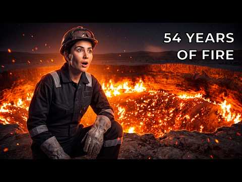Darvaza Gas Crater: Lit by Mistake, Still Burning 54 Years Later