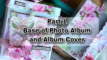 Part 1 - How to make Base and cover of Photo album ? + GiveAway - Payal Bhalani