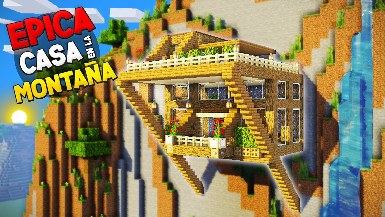 Aprender acerca 53+ imagen casas de minecraft en la montaña