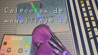 asmr mostrando mi colección de maquillaje